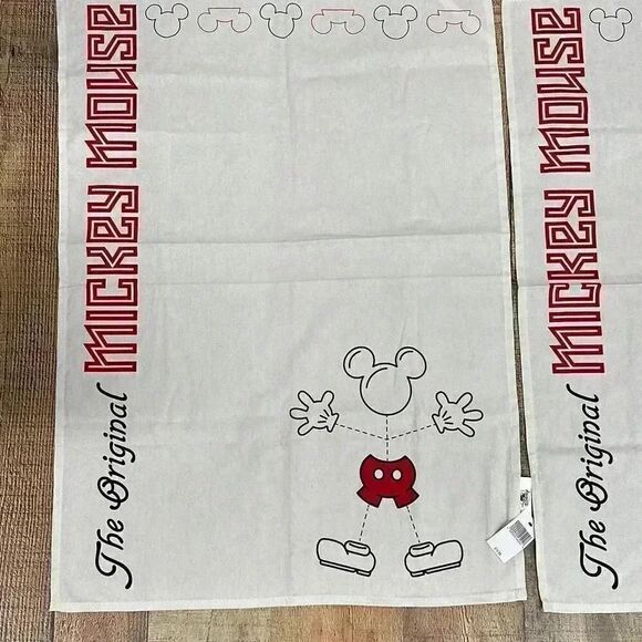 NWT Disney Parks The Original Mickey Mouse Cotton Kitchen Dish Tea Towels-  Set - Picture 2 of 7